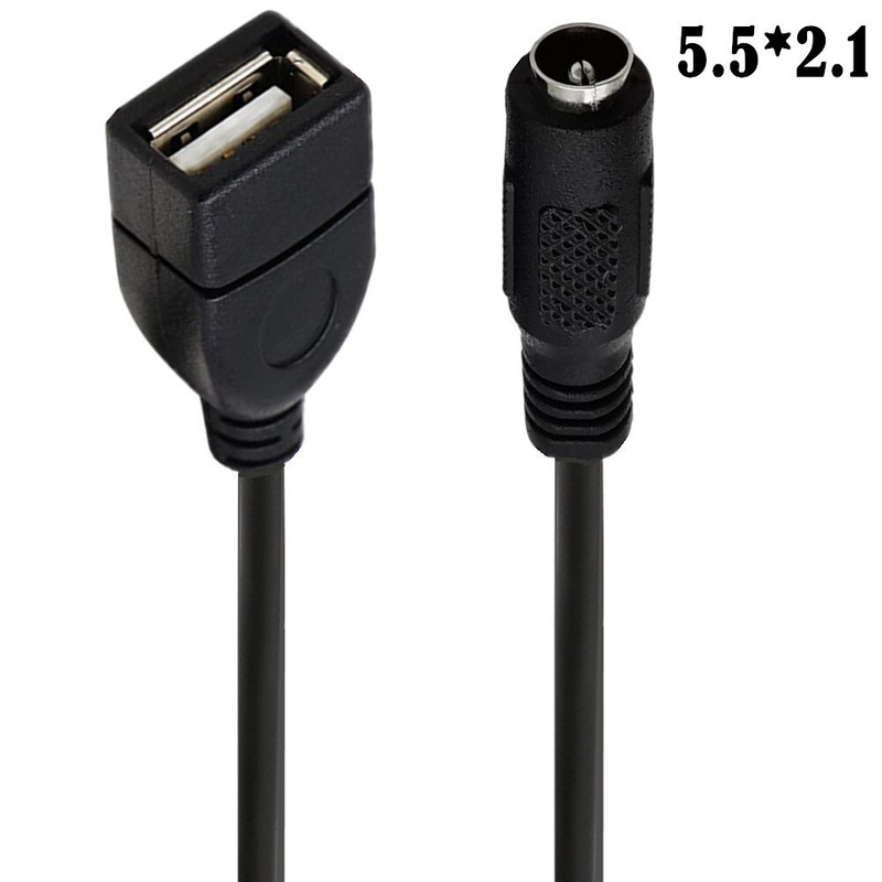 USB A To DC 5.5mm*2.1mm / 4.0mm*1.35mm Power Charge Cable for Phone PSP Camera