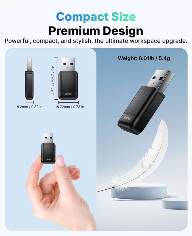 Wireless Carplay Adapter for Apple Iphone, 2026 Convert Wired to Car Play Wirele gallery