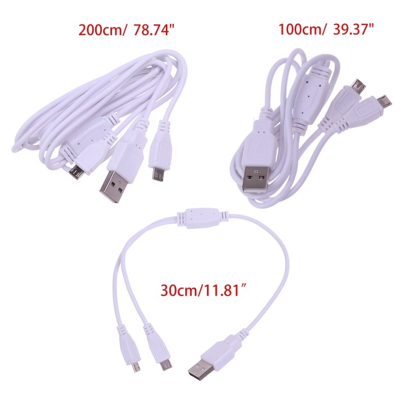 Micro USB Host Splitter USB Cable Dual Micro USB to USB Charger Wire gallery