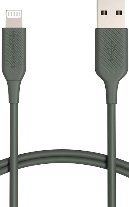 2x Amazon Basics USB-A to Lightning Cable Cord for iPhone iPad,3ft,MFi-Certified gallery