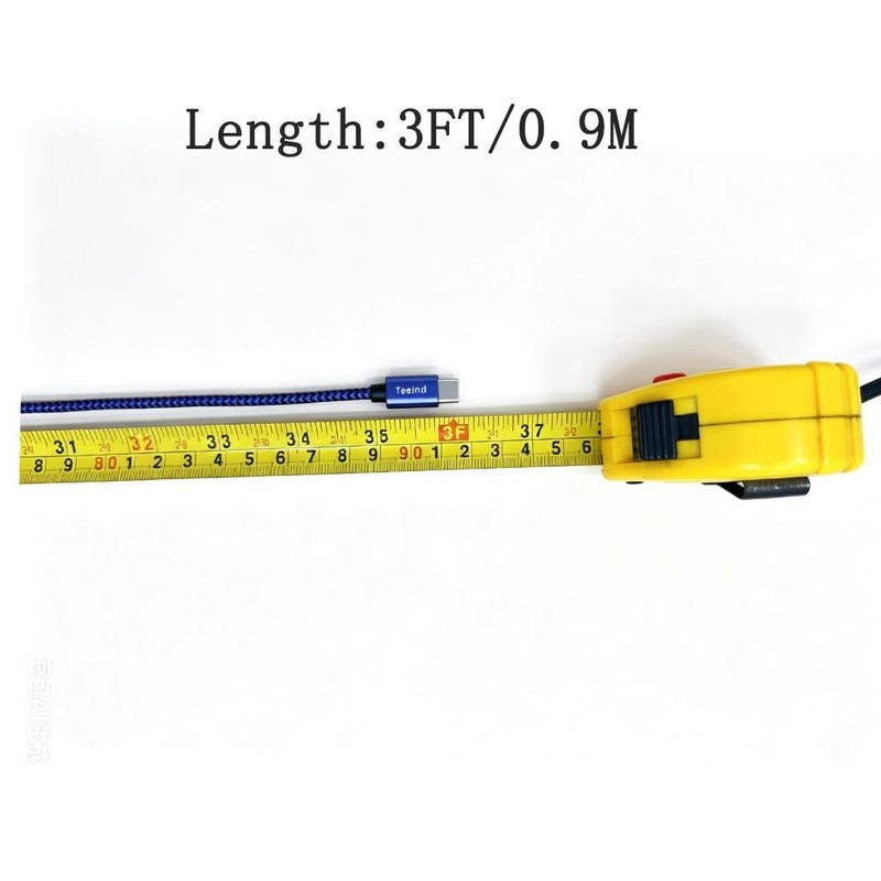 Teeind Type C Cable Fast Charging, Tpc002 3 Pack3Ft/0.9M 60W C to Type C Char... gallery