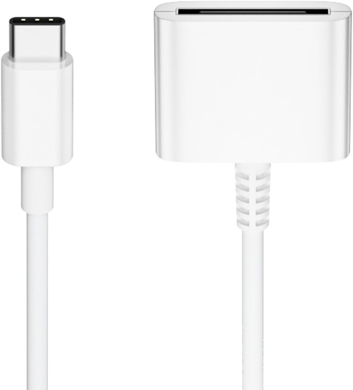 USB C to 30 Pin Female Adapter for Iphone 16, Apple Mfi Certified No Audio Type