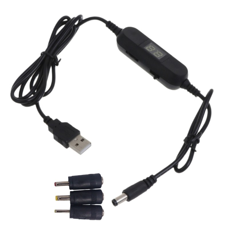 USB 5V to DC1.5V-12V USB voltages Step Up Converters Cable voltages Line