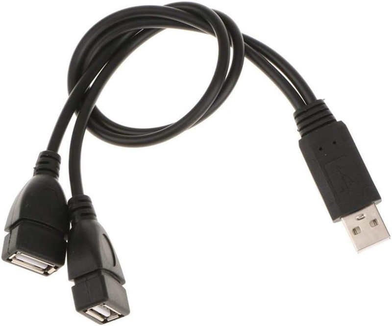 USB 2.0 Adapter, Dual USB Female Jack Y Splitter Charger Cable (2 Pack) for Lapt gallery