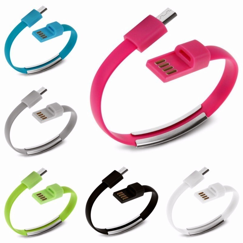 Bracelet Micro USB Type C Cable Wristband USB C Data Charging gallery