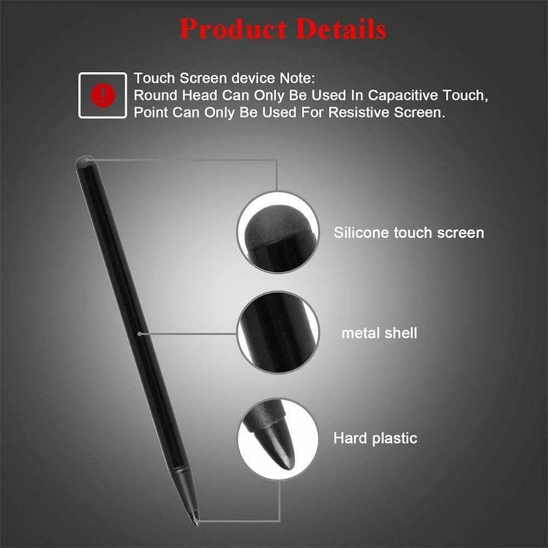 For iPhone 11 Pro Max XS XR STYLUS CAPACITIVE AND RESISTIVE PEN TOUCH COMPACT gallery