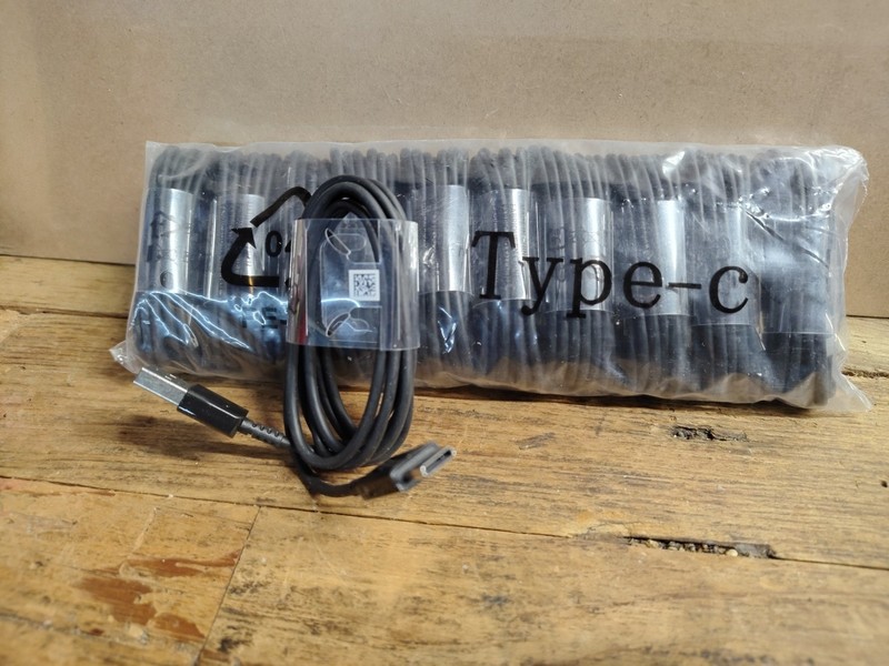 10-Pack USB To Type C Charger Cable Multipack PD 48W Fast Charge 48" Or 4' Bulk