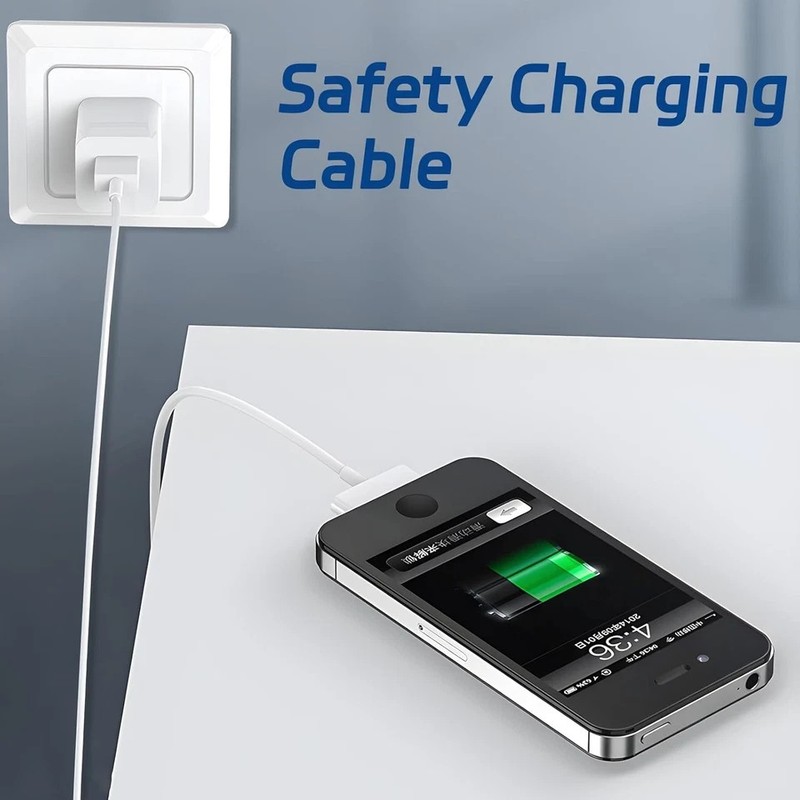 30 Pin USB Data Sync Cable Charger for Lot iPhone 4 4G 4S iPod Nano iPad 1/2/3 gallery