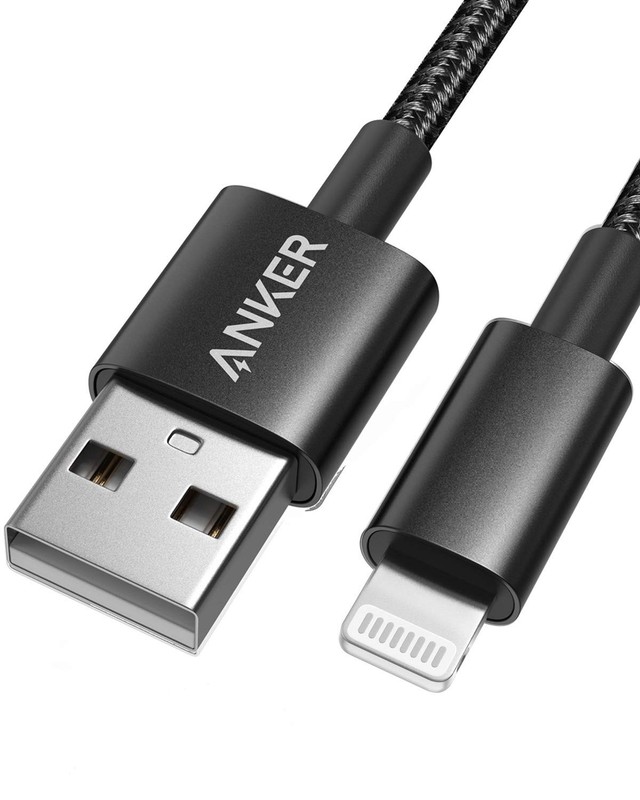 Anker USB-A to Lightning Cable MFi Certified 3.3 ft Braided iPhone Charger
