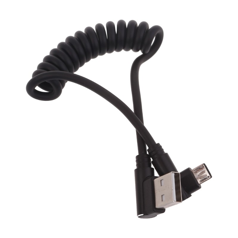 60W Charging Cable Spring Coiled Extension Cord Data Cord for Phone 20cm-50cm