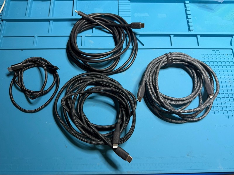 Usb C to Lightning cable Lot – 3x 10ft + 1x 3ft MFI Certified