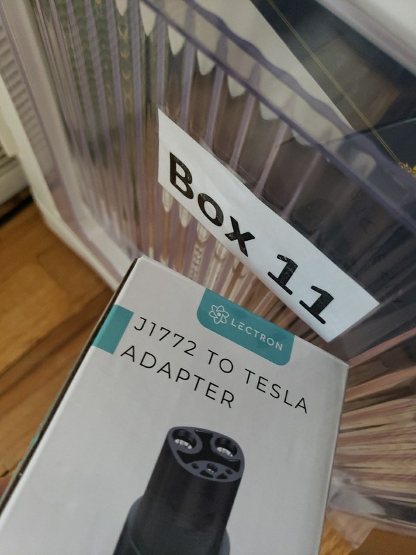 Lectron J1772 to Tesla Adapter 80 Amp (240V) - EV Charging Adapter Compatible... gallery