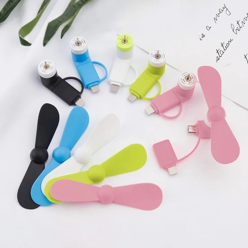 Type C Mini Portable Fan for Phone MicroFan for SmartPhones for iPhone 17 16 15