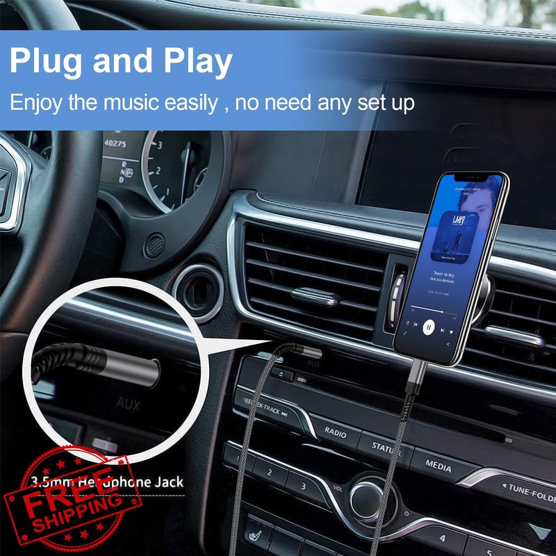 CIQILY USB C to 3.5mm Aux Cable 3FT iPhone/Samsung gallery