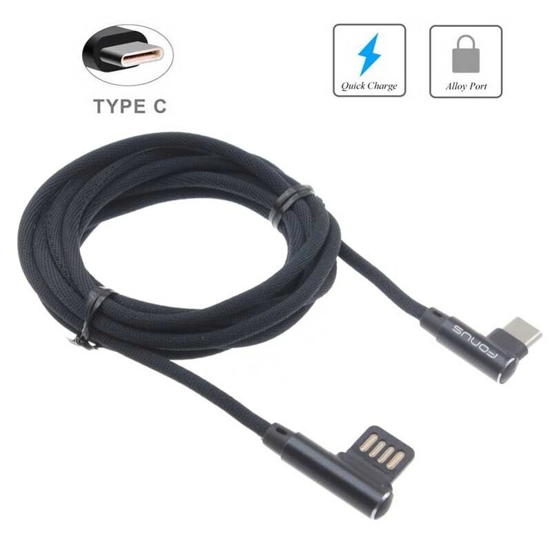For Galaxy S20/S21/S23/FE 10ft Type-C Angle USB Cable Charger Cord USB-C Power gallery