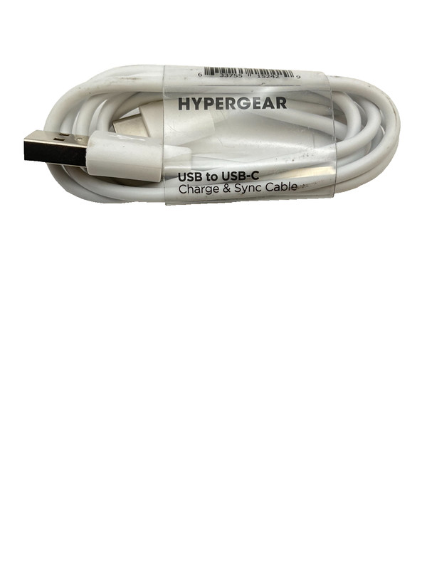 HYPERGEAR USB to USB-C Charge & Sync Cable 3ft Cable USB A to USB-C BRAND NEW gallery