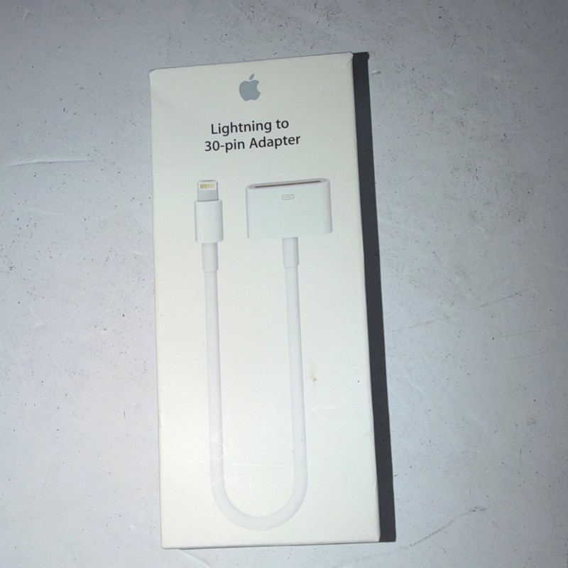Apple Lightning to 30-Pin Adapter 0.2m White Glossy Plastic MD824AM/A