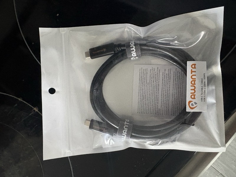 USB-C to USB-C Charge & Sync Cable 6ft Black 100W 5A