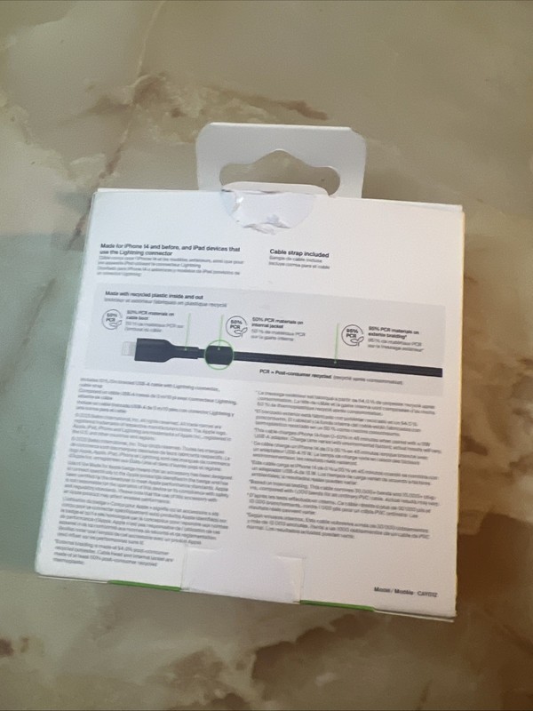 New Belkin BoostCharge Pro Braided USB-A to Cable 10ft 3m Black gallery