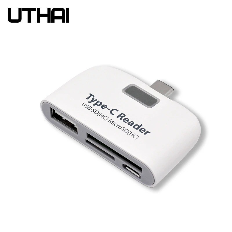 USB C 3.1 Type-C to USB 3.0 OTG HUB Phone Adapter Micro SD Memory Card Reader gallery