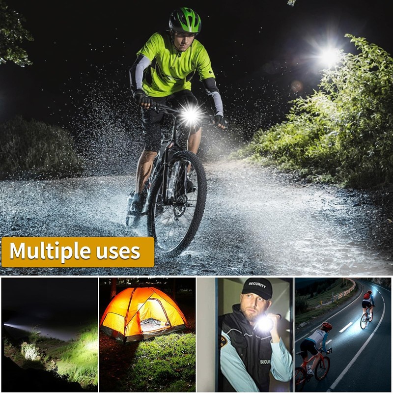 Bike Lights,Chasinglee USB Rechargeable Bicycle Lights, Super Bright 1200 Lum... gallery