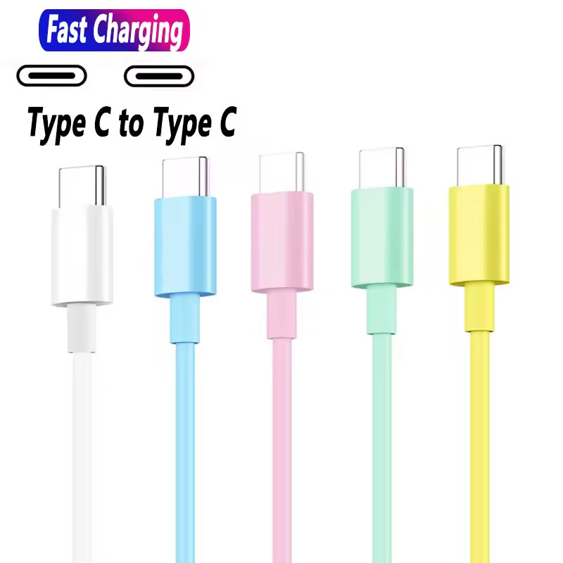 iPhone 15 16 17 Samsung Charger Type C Braided 6ft Cable 20W Fast Charging Block