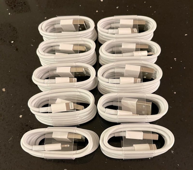【10-Pack]Charging Cable Charger Cord for Apple iPhone13 12 XR X XS MAX 8 7 6 6S gallery