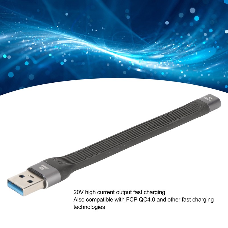 FPC Flexible Row Data Cable 20V PD Fast Charging USB3.1 Gen2 Type C Soft Data