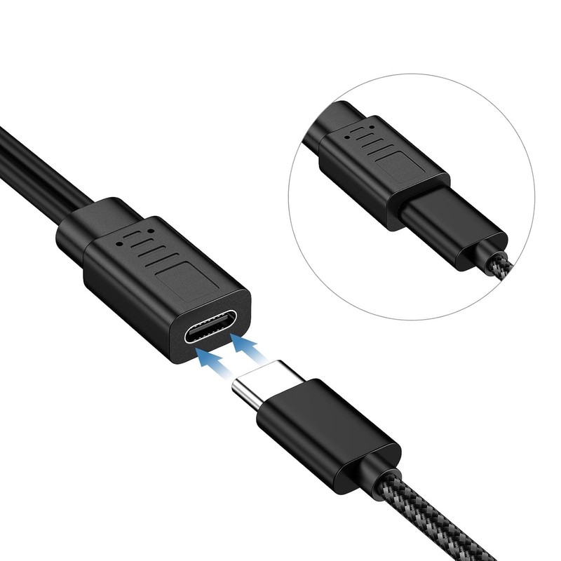 2 PCS 1 FT USB C Splitter Cable Female To 3 Type C Male Charger Adapter gallery
