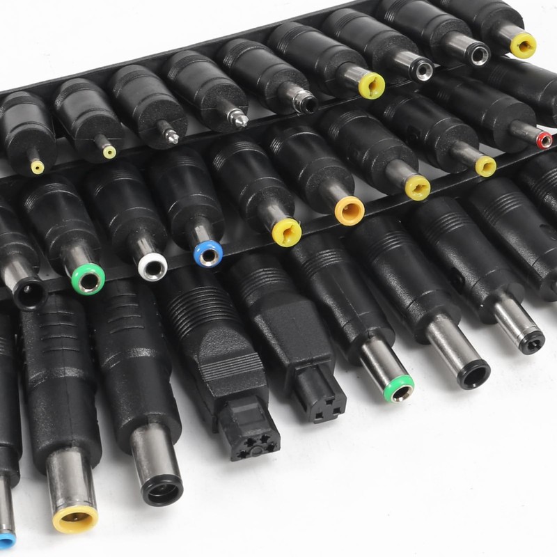 34 Pcs Universal DC Connectors Plug Kit Power Adapter Connector Jack Tips gallery