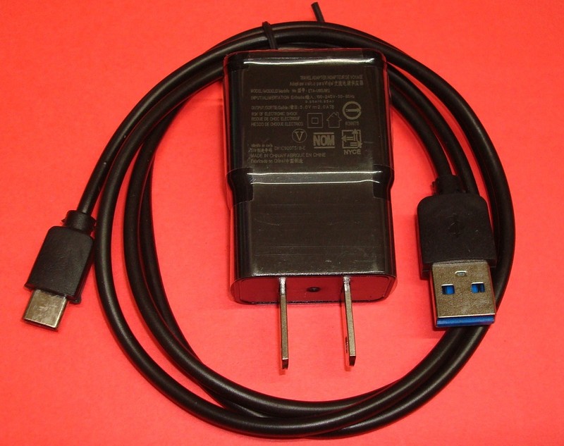 2 pc BLACK AC Charger Type-C Data Cable for Tracfone LG Premier Pro Plus L455DL