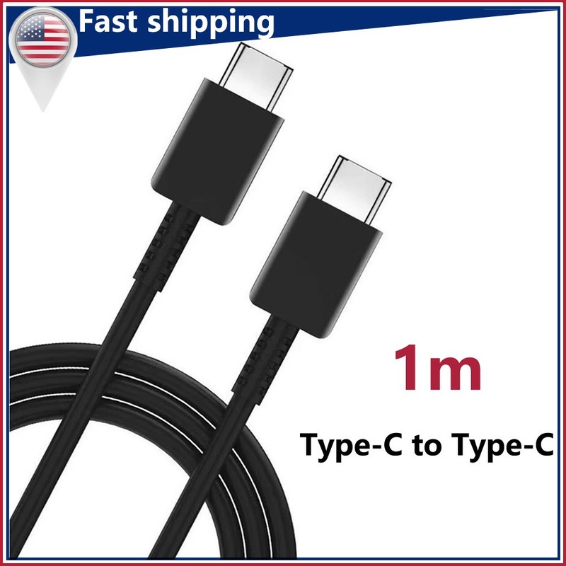 USB-C to USB C Charging Data SYNC Charger Cable Cord 3FT For Samsung Galaxy