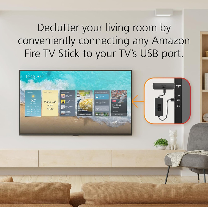 Made for Amazon, USB Power Cable (Eliminates the Need for AC Adapter) gallery
