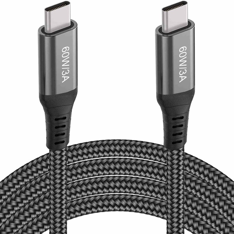 30FT USB-C to USB-C Cable 60W(no data), Extra Long USB Type-C to Type-C Cable…