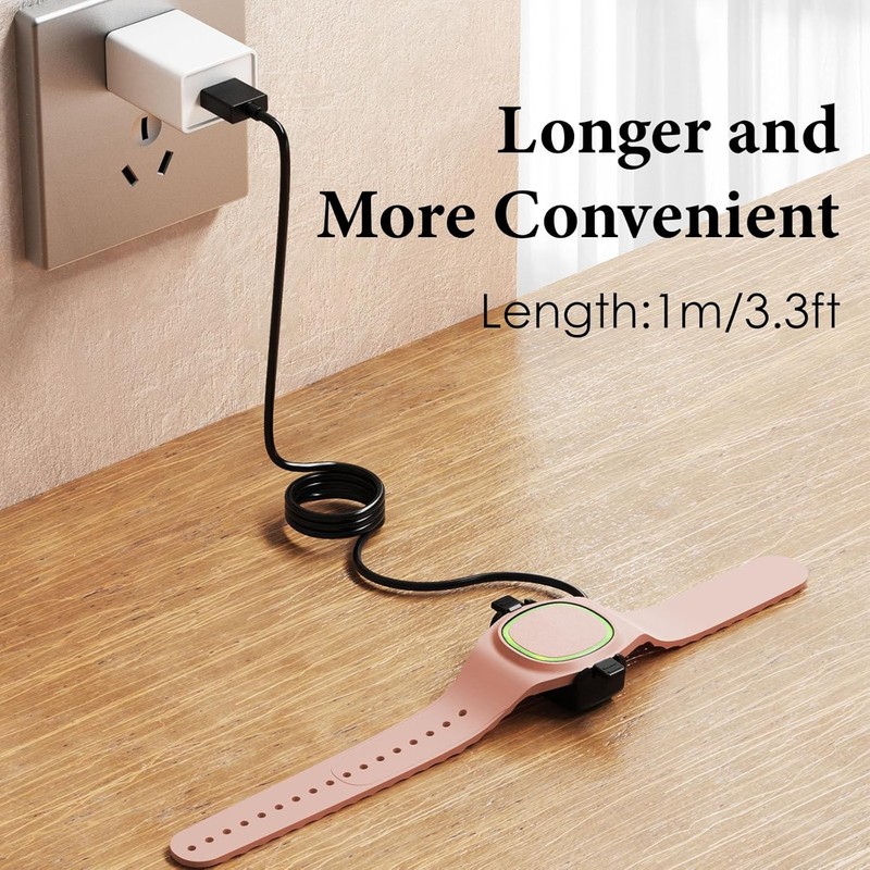 2 Pack Magic Band Charger Compatible with Disney-Magic Plus, 3.3ft Black gallery