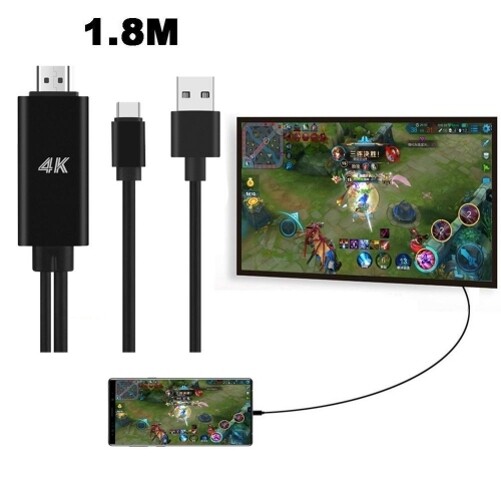 For Samsung Galaxy S21/S22/S23/Ultra AV Cable USB-C to 4K HDMI Adapter TV Video gallery