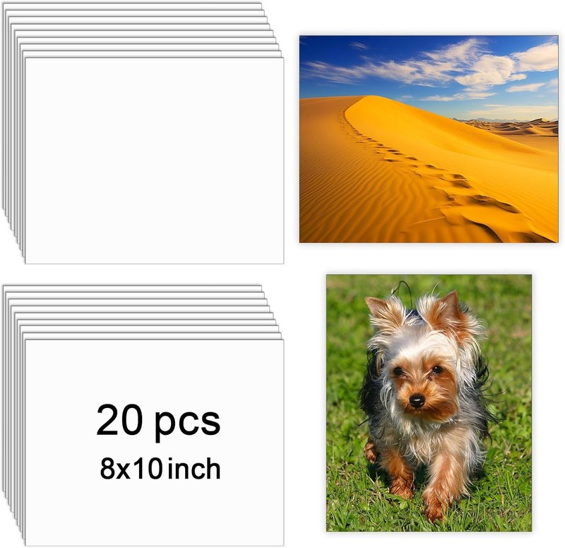 20 Pcs Sublimation Photo Blanks 8 x 10 Inch sublimation metal sign blanks Alu…