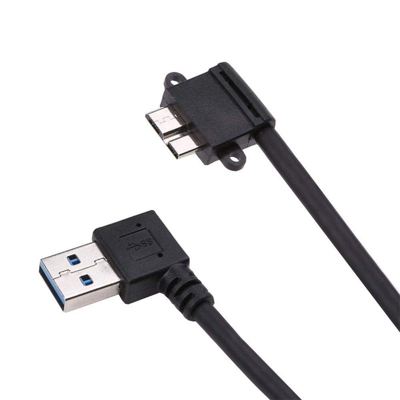 USB 3.0 Micro B Right Angle Cable for BlackBerry Passport, Seagate & Toshiba ... gallery