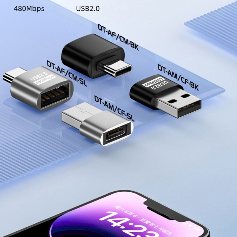 Durable USB2.0 Type C Connector for Smooth Transition to New Devices 480Mbps