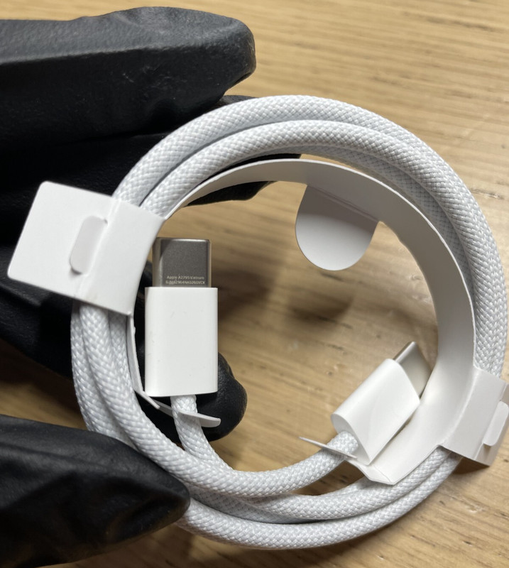 Lot of 25 Apple OEM USB-C 60W Charge Cable Braided Original MQKJ3AM/A A2795 gallery