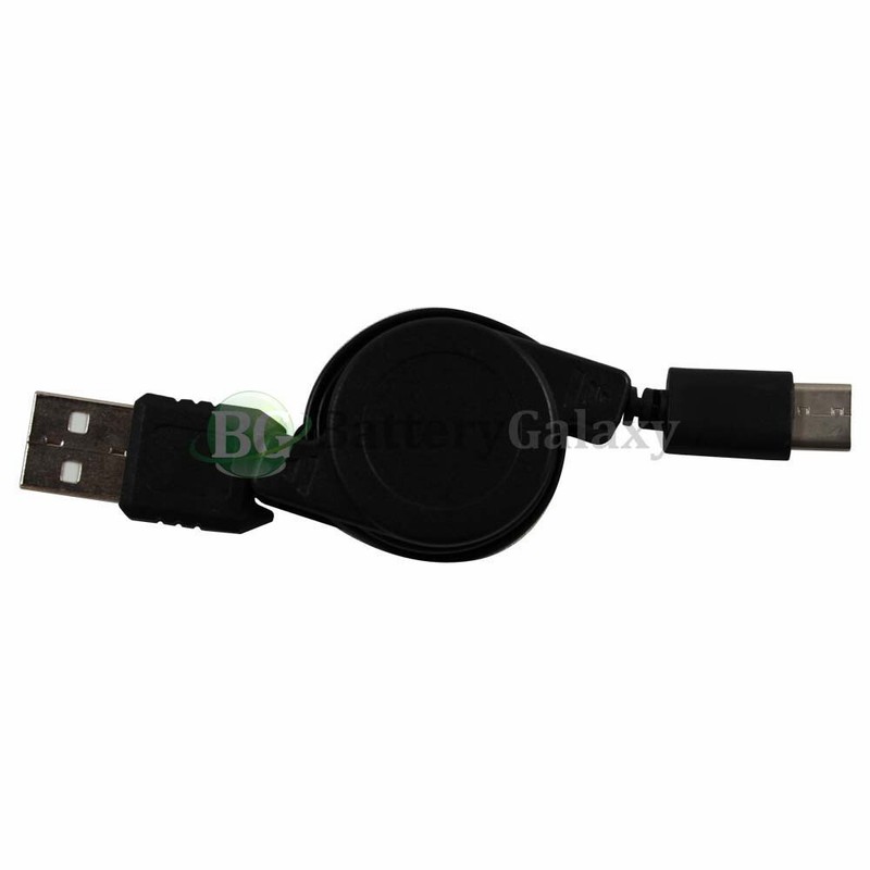 USB Type C Retract Cable+Wall Charger Mini for Asus ROG Phone 9/9 Pro/Zenfone 12 gallery