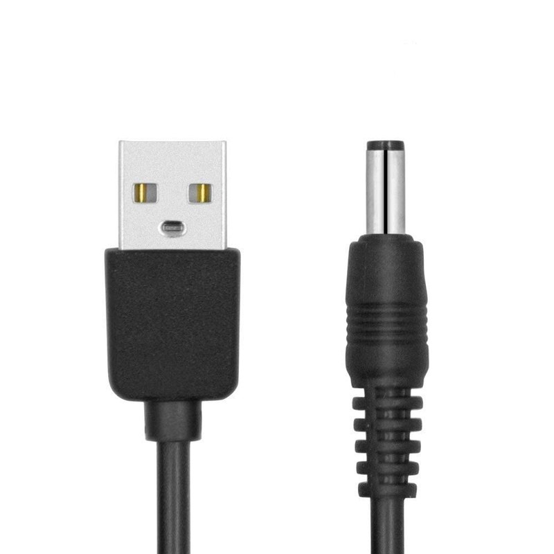 2 PCS USB DC Power Cord Cable 5.5mm x 2.1mm 5V Barrel Jack Plug Connector 1M gallery