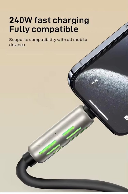 4-in-1 usb charging cable fast charging max 240w gallery