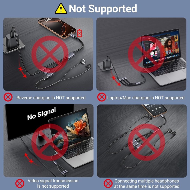 USB C Splitter 1 in 3 Out USB Type C Splitter USBC Male to Multi Type gallery