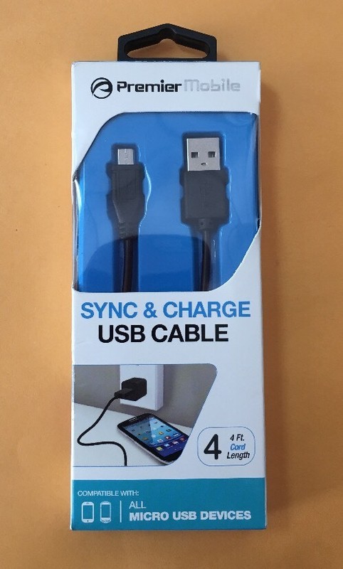 Premier Mobile Sync & Charge USB Cable (4ft Cord Length)