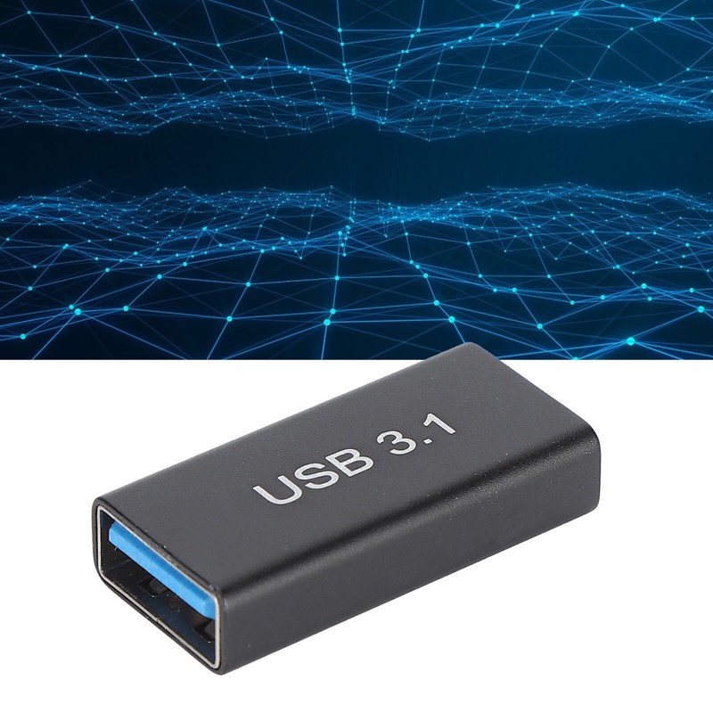 TypeC Female to USB3.1 A Female Adapter Straight USB Converter for USB3.1 Data
