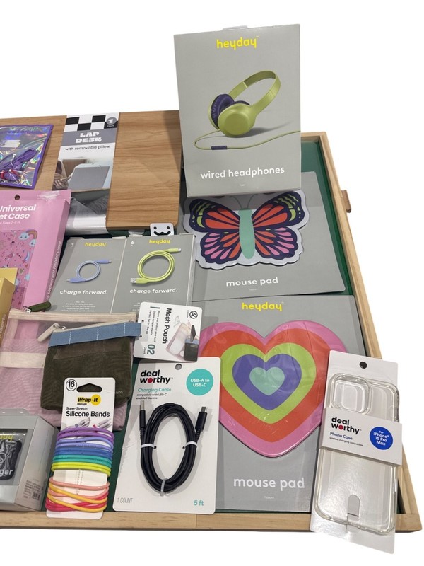 20-Piece Tech Accessory Bundle – Chargers, Cables, Earbuds, Tablet Case & More! gallery