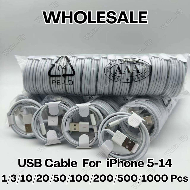 Wholesale USB Charger Cable Charging Cord For iPhone 14 13 12 11 XS XR X 8 7 6