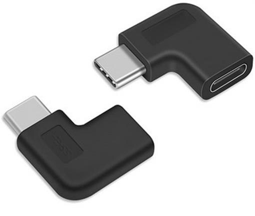 New Heavy-Duty 90 Degree Type-C USB 3.1 Male to Female Adapter for Smart Phones gallery