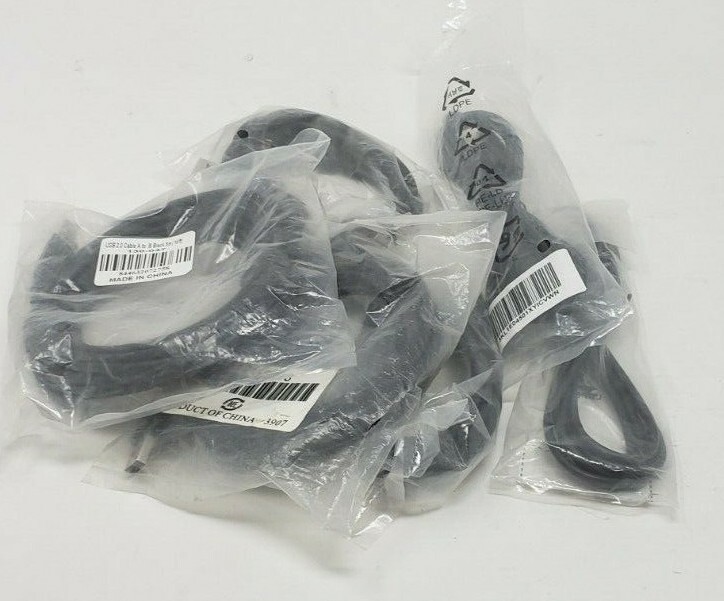 USB 2.0 Cable A To B, Black, 5m, 6ft or 16ft – Ships Today!